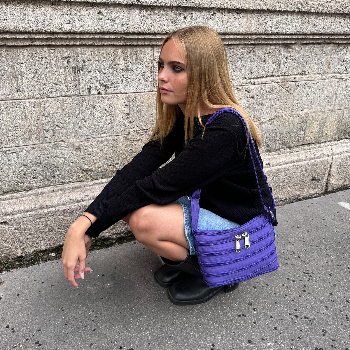 Retailer mini sac violet