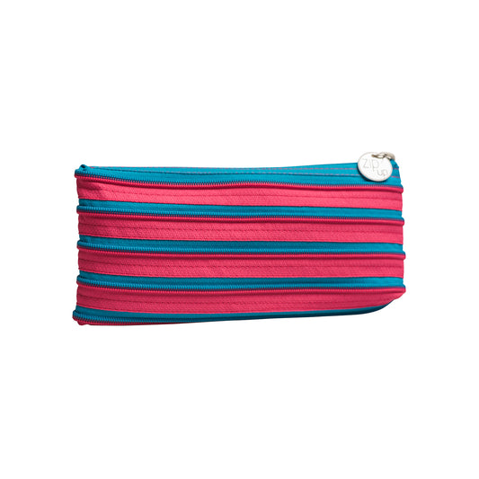 Trousse Écolier - Turquoise/Rose